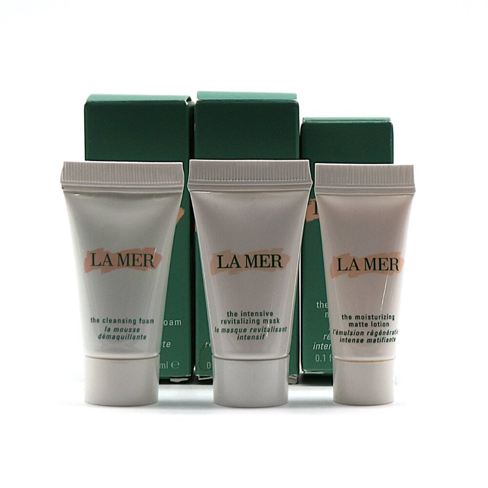 La Mer Cleansing Foam Mask Matte‎ Lotion Travel Size 3pc NEW
